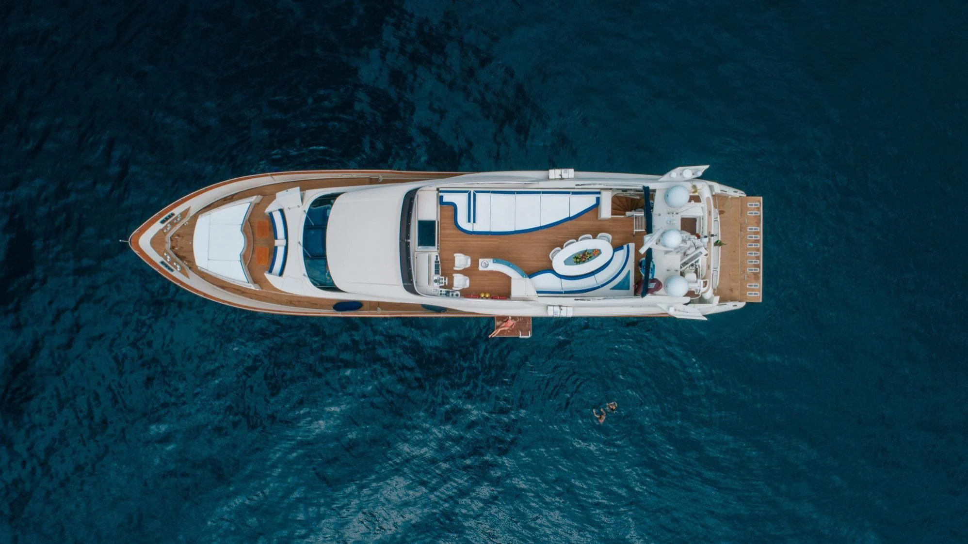 a satellite in space aboard LADY MURA Yacht for Sale