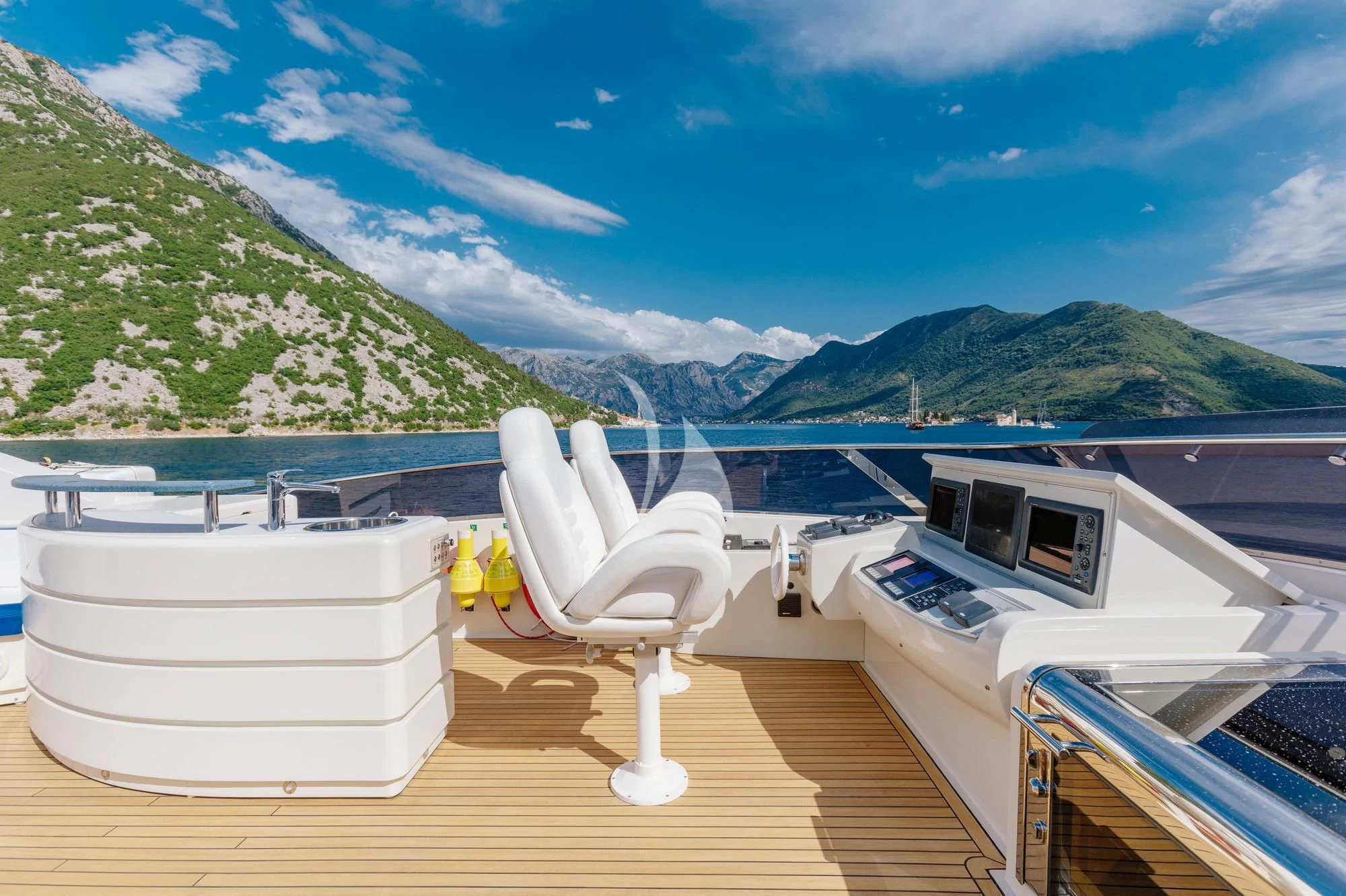 a boat on a dock aboard LADY MURA Yacht for Sale