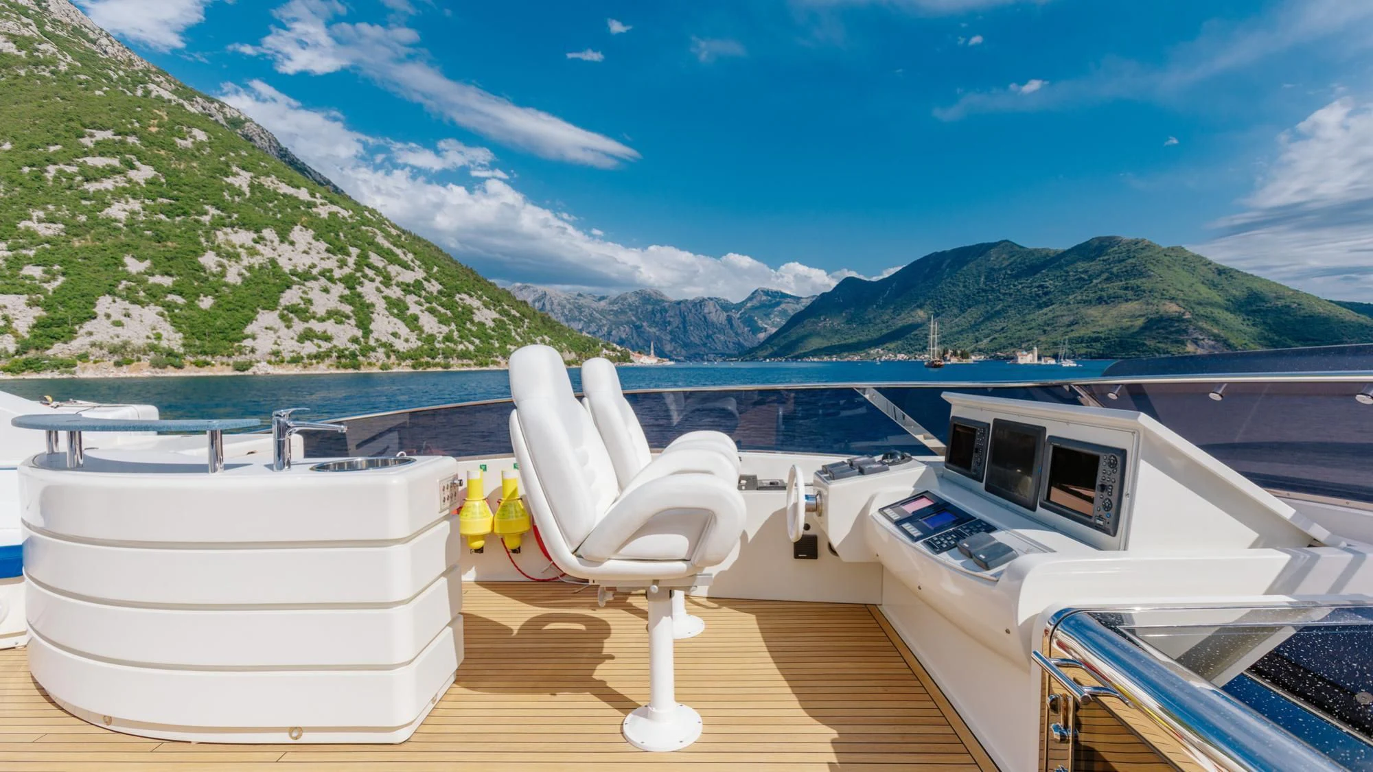 a boat on the water aboard LADY MURA Yacht for Sale