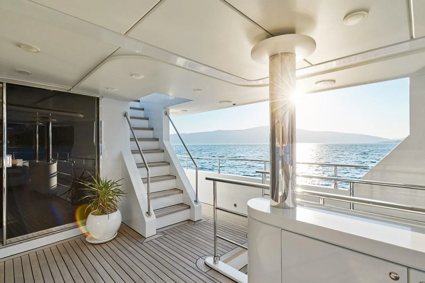 a boat on the water aboard VERA Yacht for Sale
