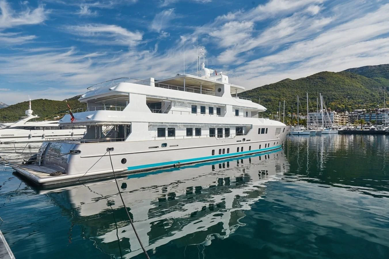 a boat on the water aboard VERA Yacht for Sale