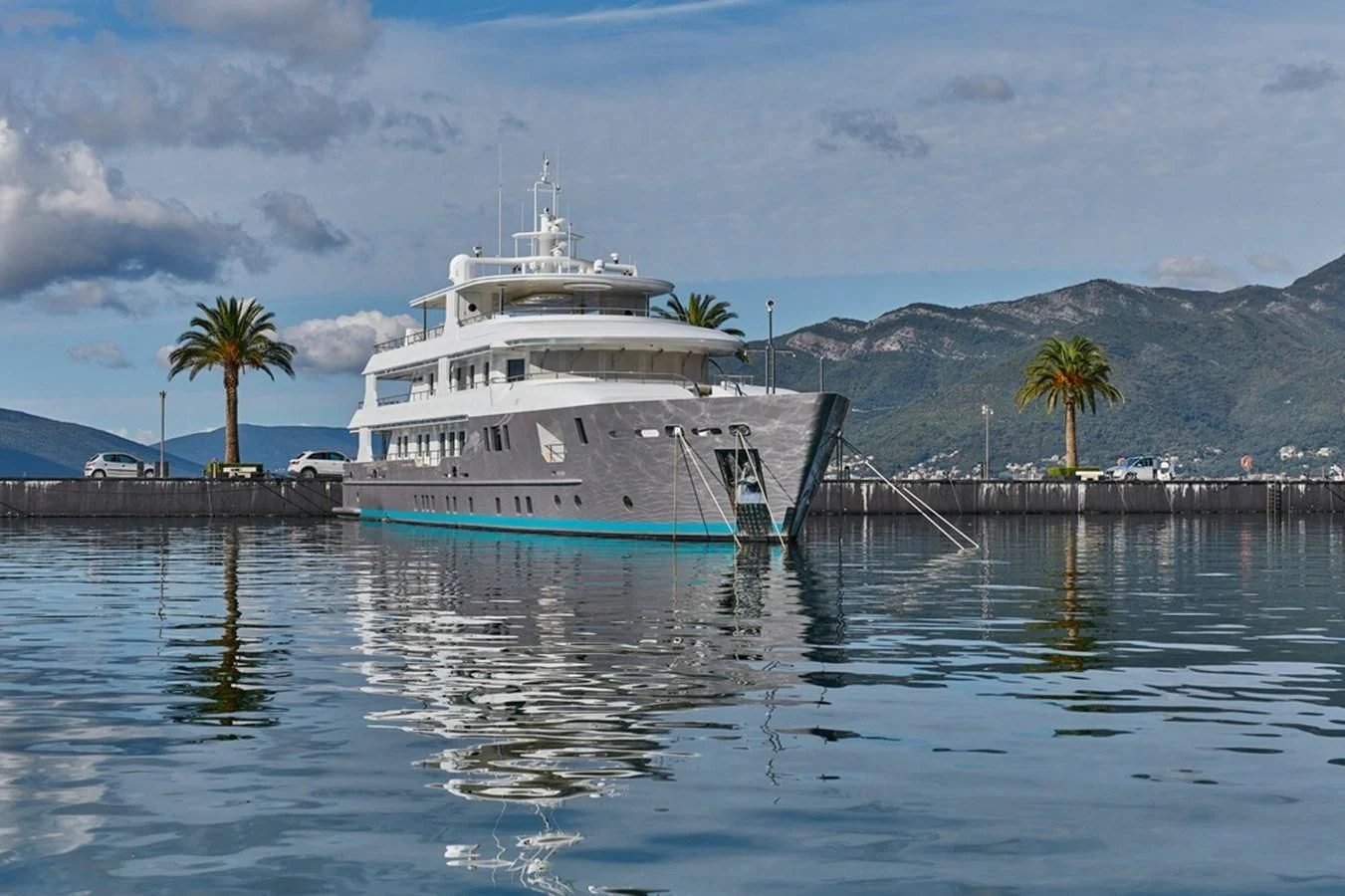 a boat on the water aboard VERA Yacht for Sale