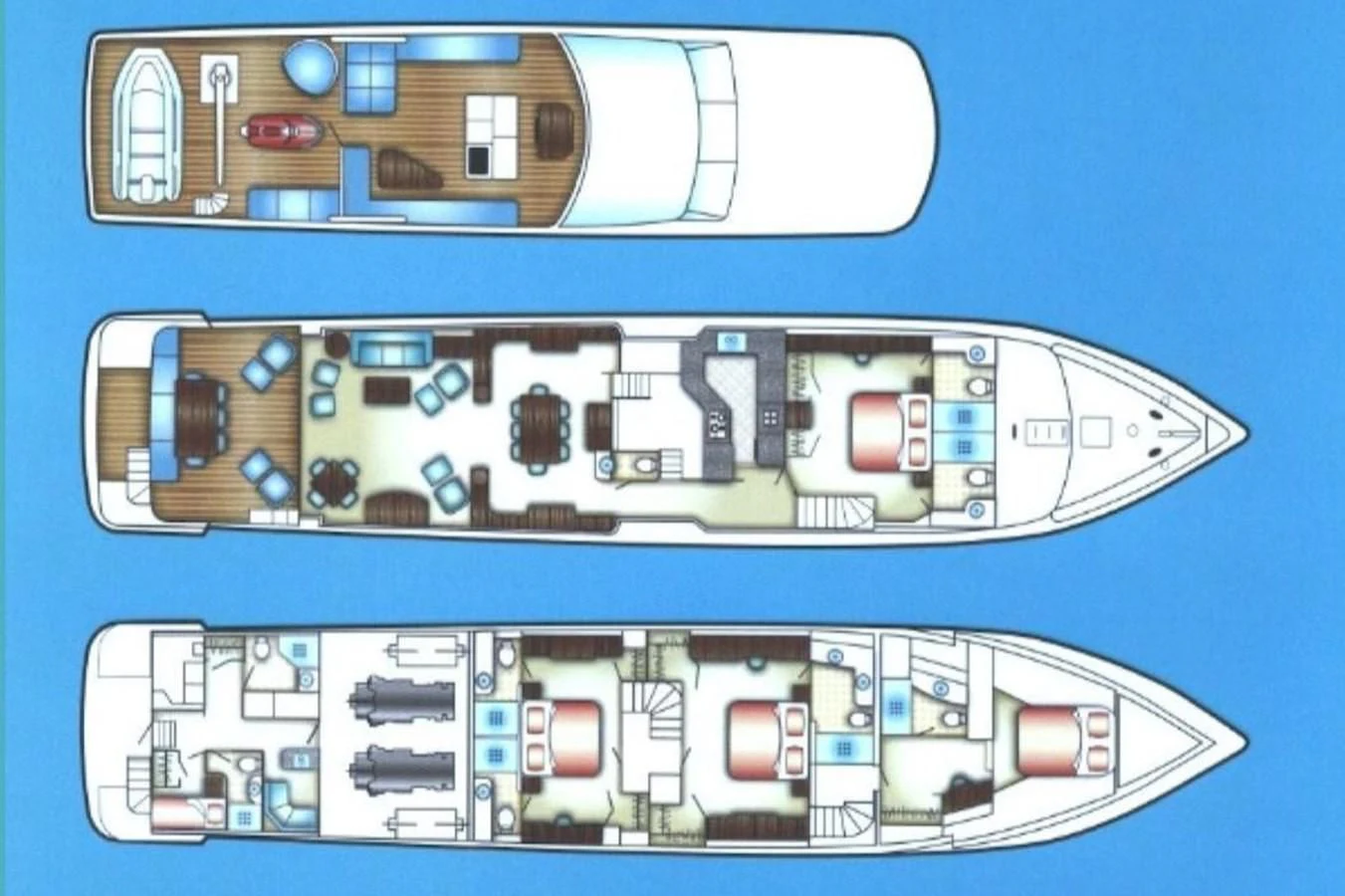 a close-up of a motherboard aboard THREE KINGS Yacht for Sale