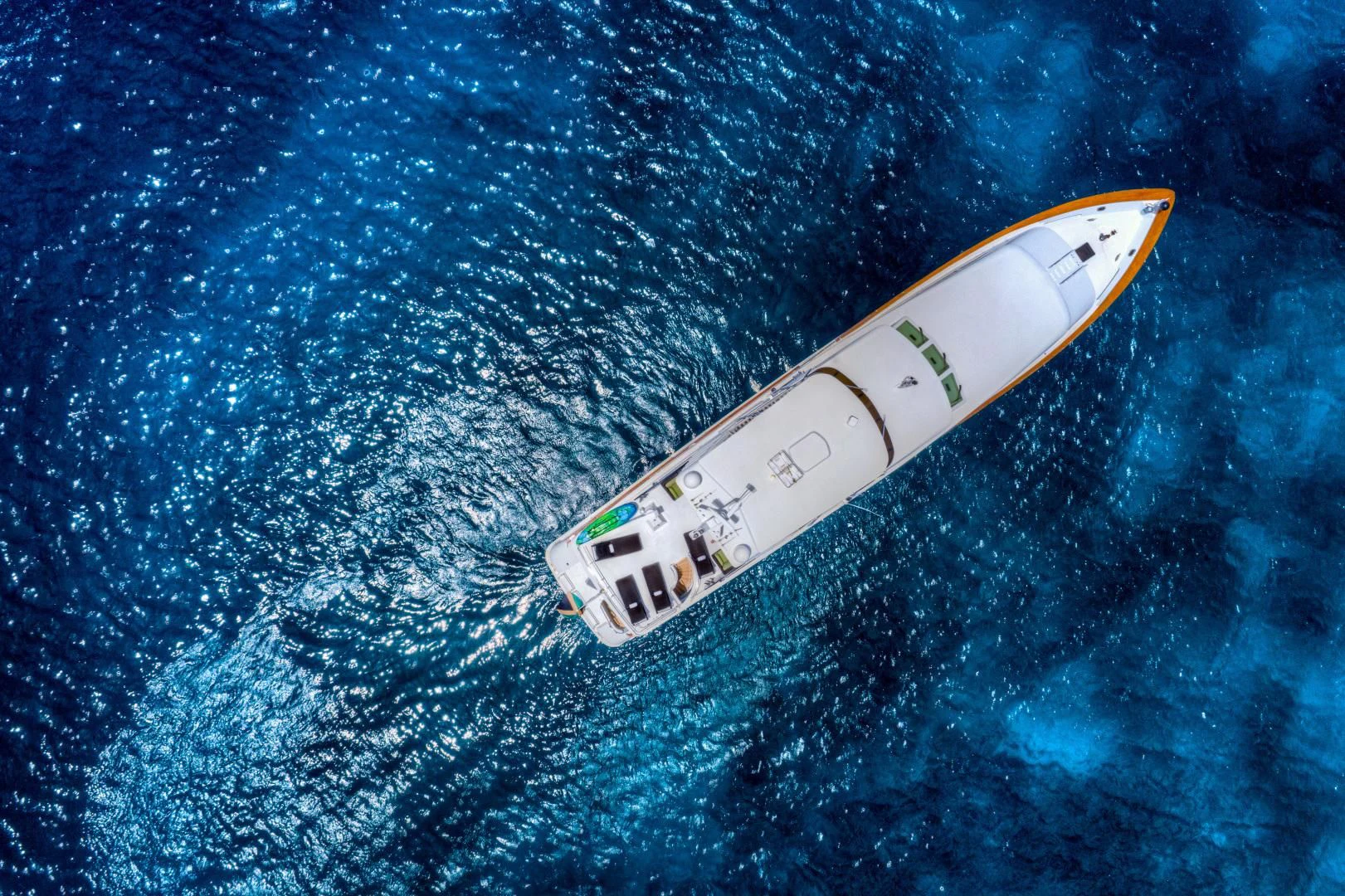 a space shuttle flying through space aboard THREE KINGS Yacht for Sale