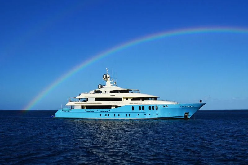 a boat in the water aboard SILVER SHALIS Yacht for Sale