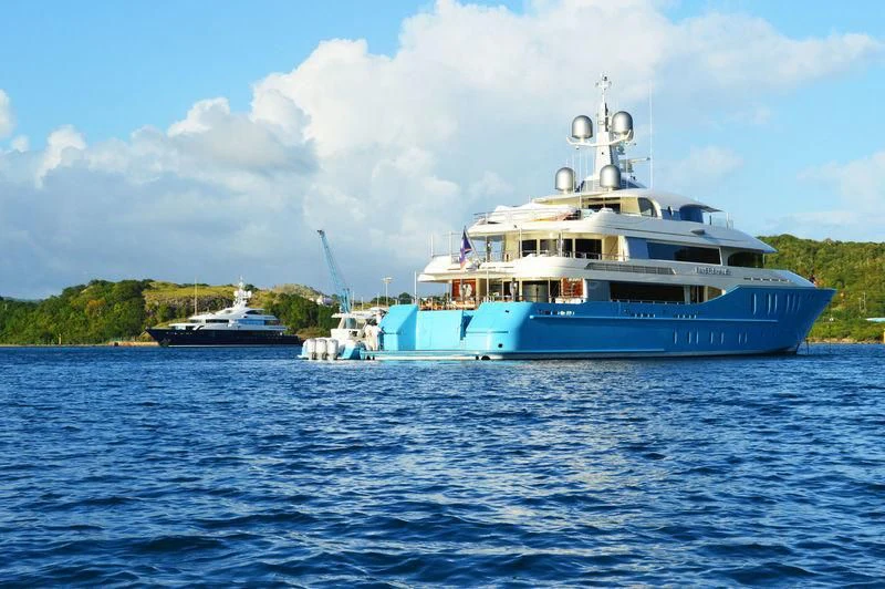 a couple of boats in the water aboard SILVER SHALIS Yacht for Sale