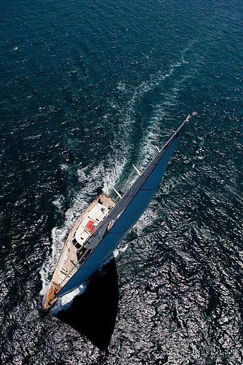 a submarine in the water aboard HERITAGE OF LONDON Yacht for Sale