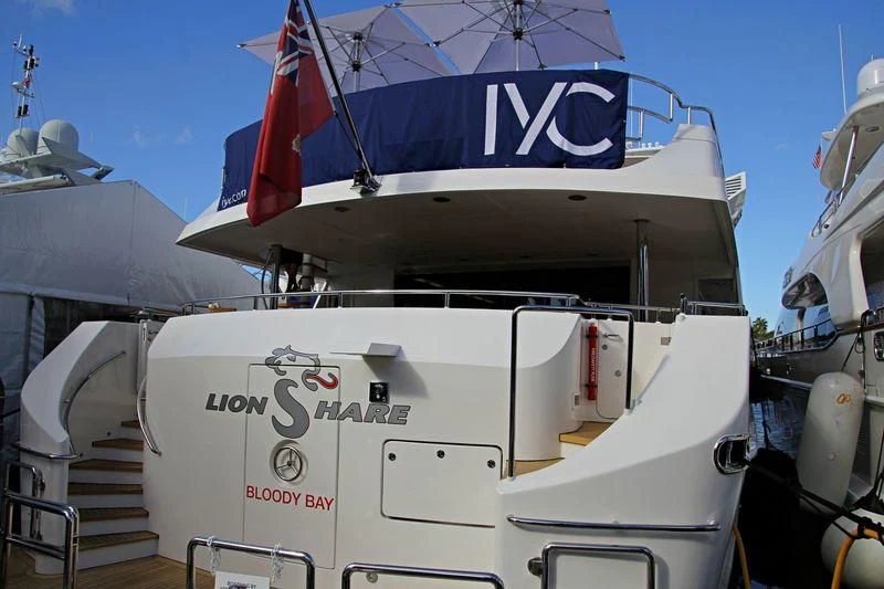 a boat with a flag on the front aboard KARTAL YUVASI Yacht for Charter