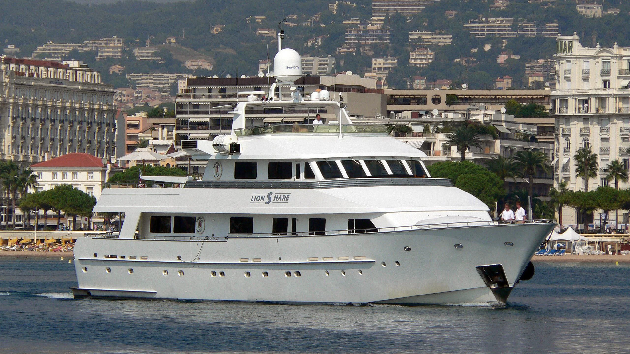 a white yacht in the water aboard KARTAL YUVASI Yacht for Charter