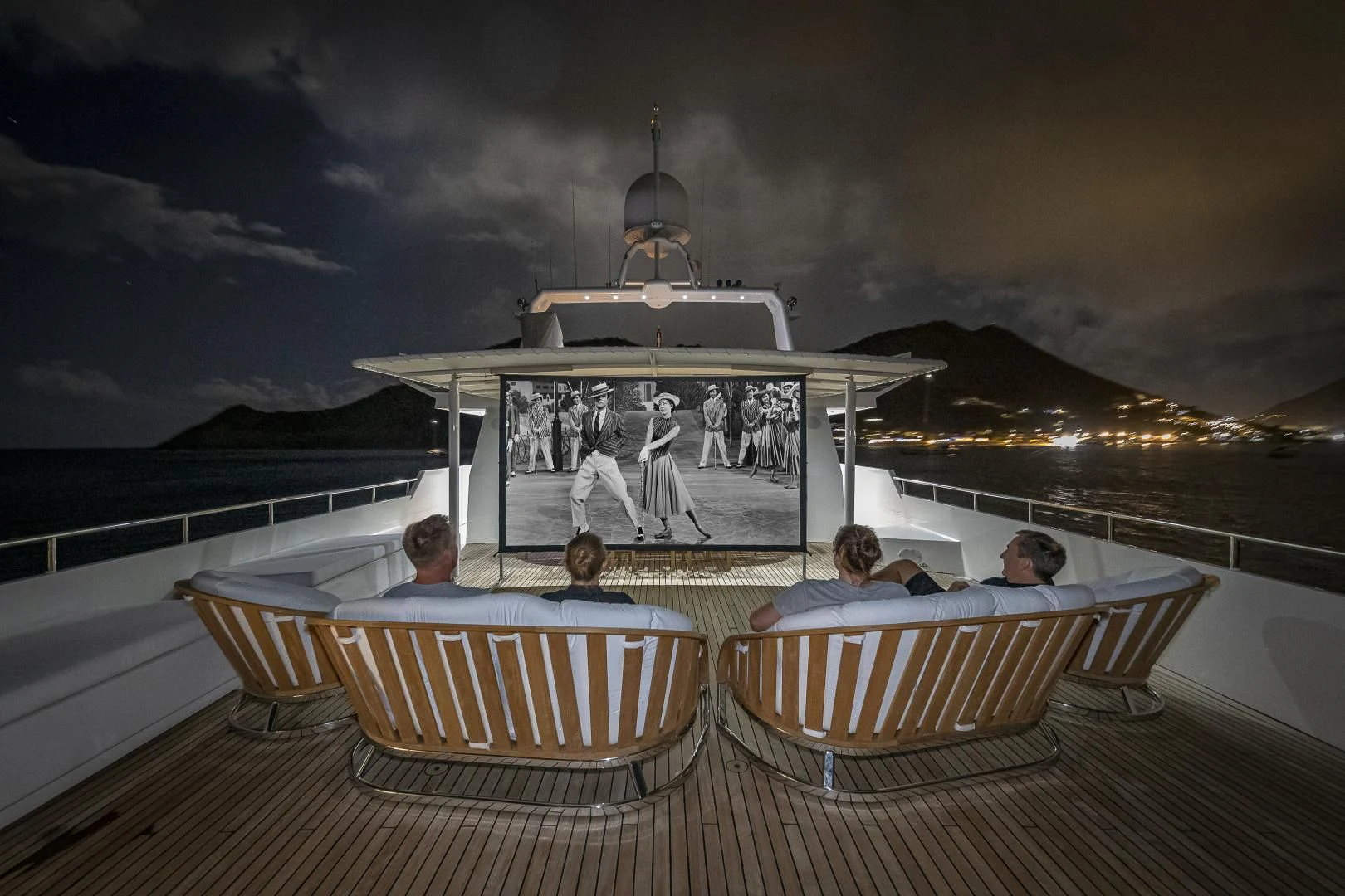 a group of people on a boat aboard KARTAL YUVASI Yacht for Charter