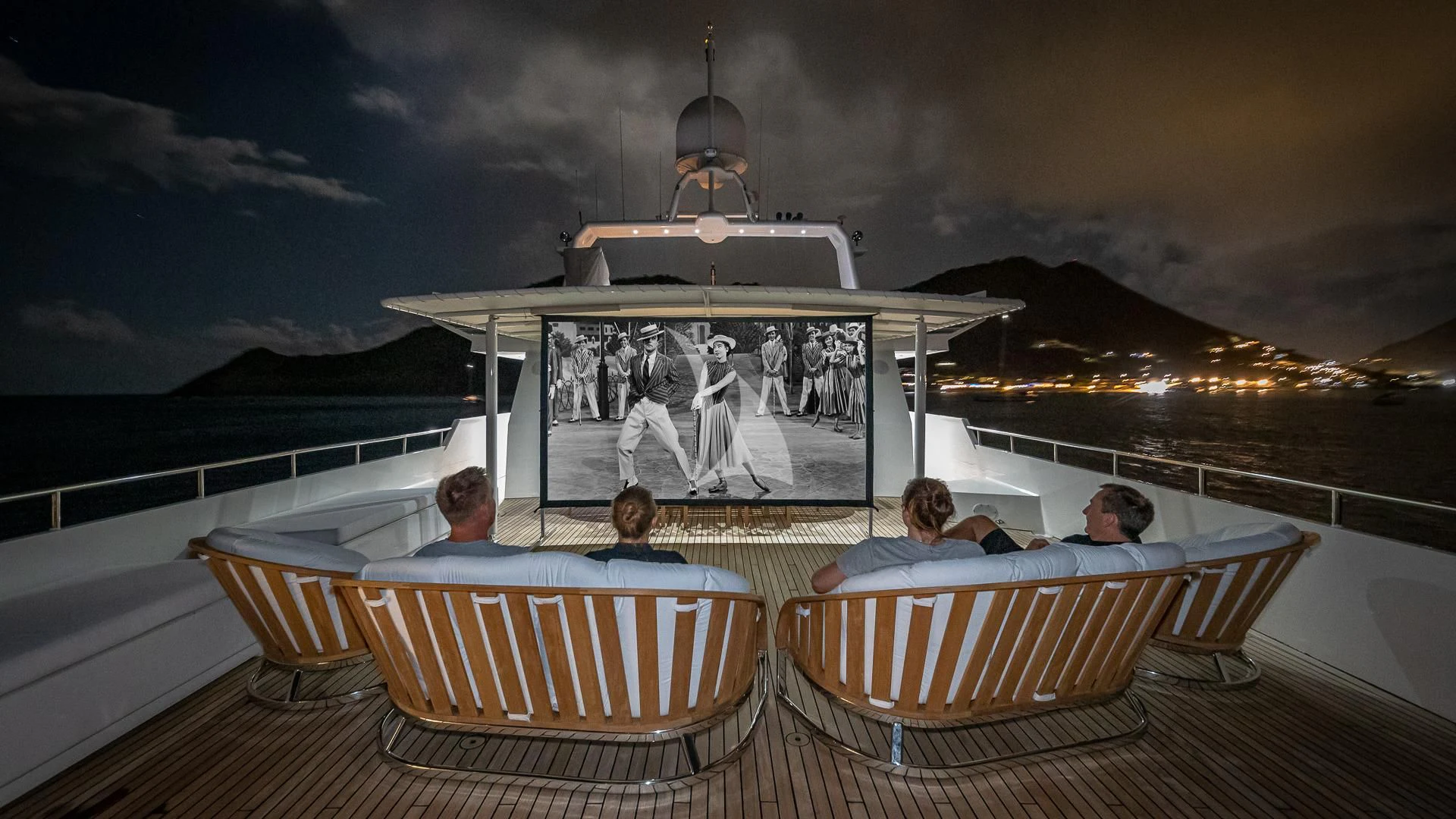 a group of people on a boat aboard KARTAL YUVASI Yacht for Charter