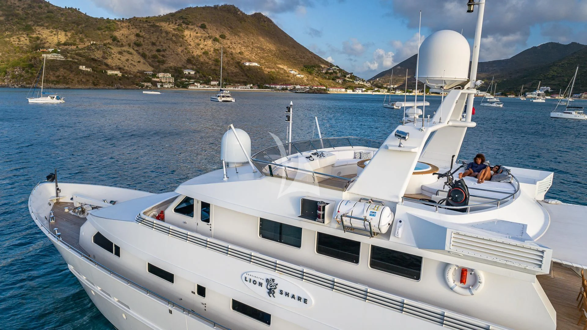 a boat on the water aboard KARTAL YUVASI Yacht for Charter