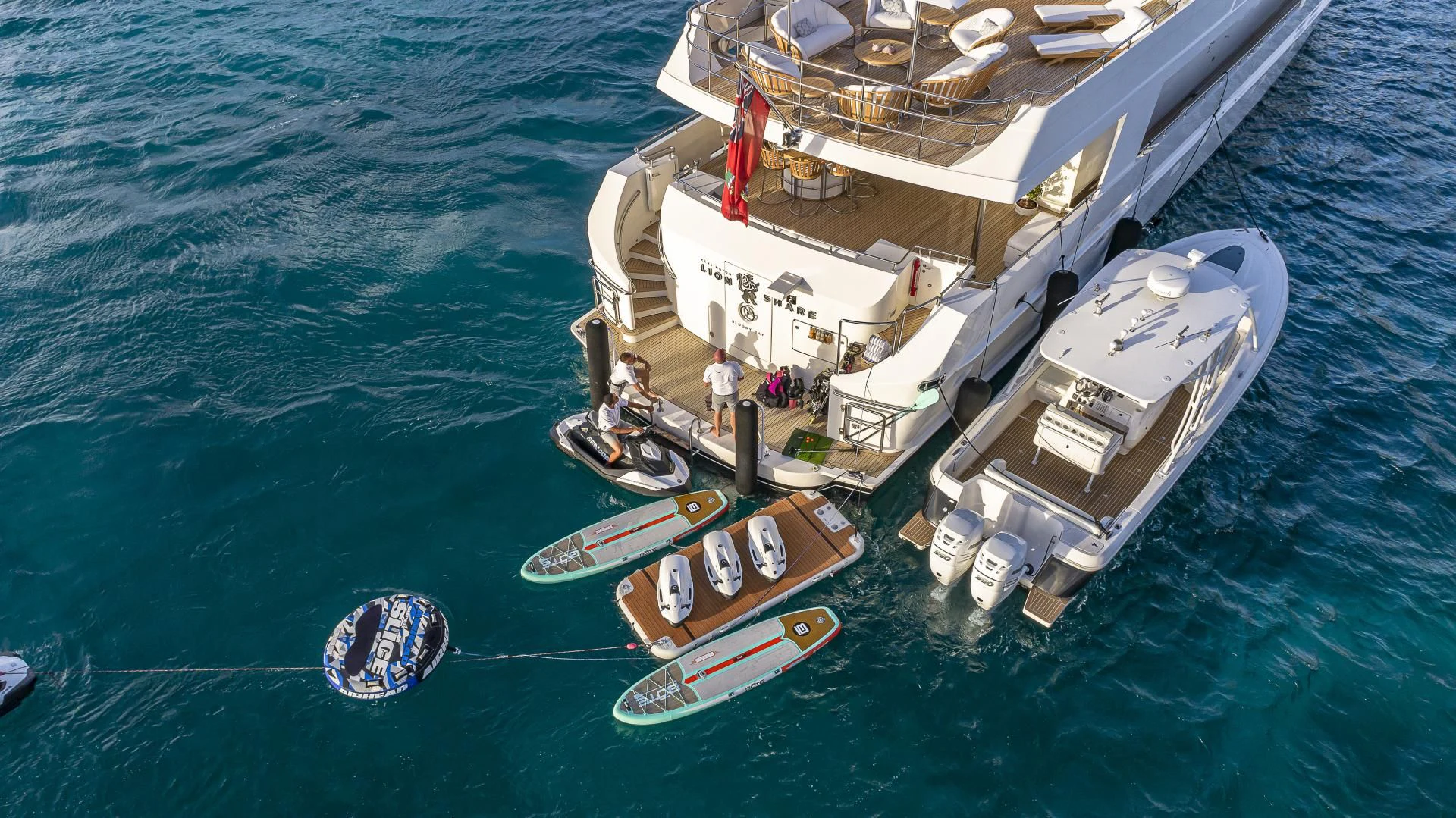 a boat on the water aboard KARTAL YUVASI Yacht for Charter