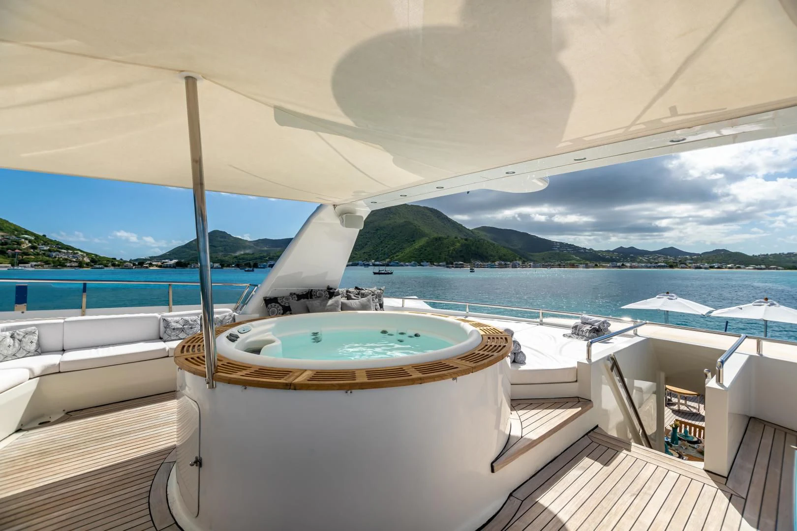 a boat on the water aboard KARTAL YUVASI Yacht for Charter