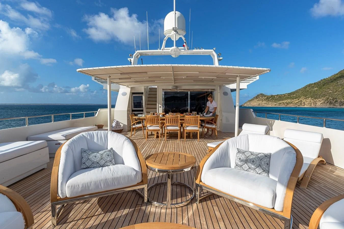 a boat on the water aboard KARTAL YUVASI Yacht for Charter