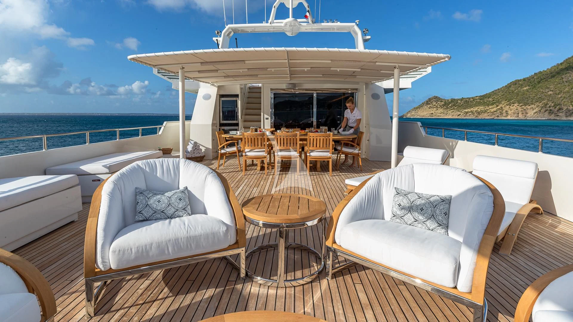 a boat on a boat aboard KARTAL YUVASI Yacht for Charter