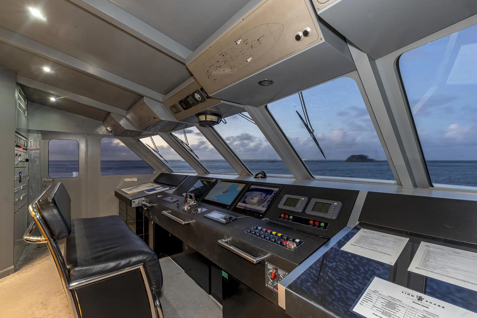 inside of an airplane aboard KARTAL YUVASI Yacht for Charter