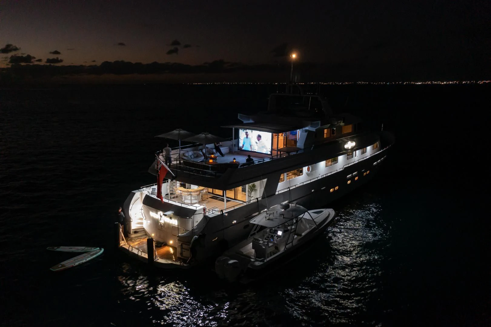 a boat on the water aboard KARTAL YUVASI Yacht for Charter