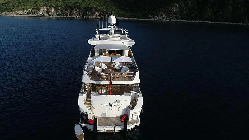 a boat in the water aboard KARTAL YUVASI Yacht for Charter