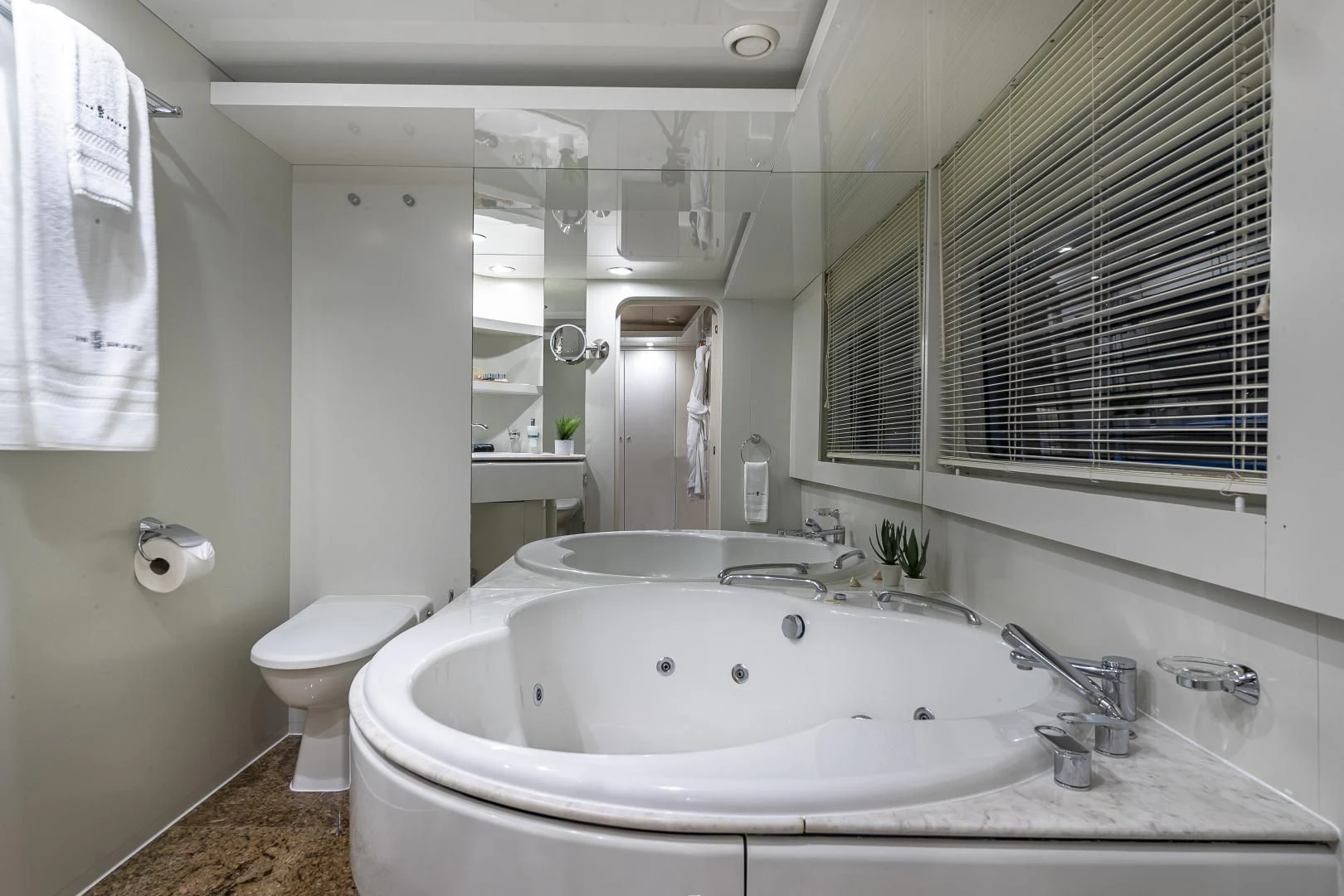 a bathroom with a sink and a toilet aboard KARTAL YUVASI Yacht for Charter