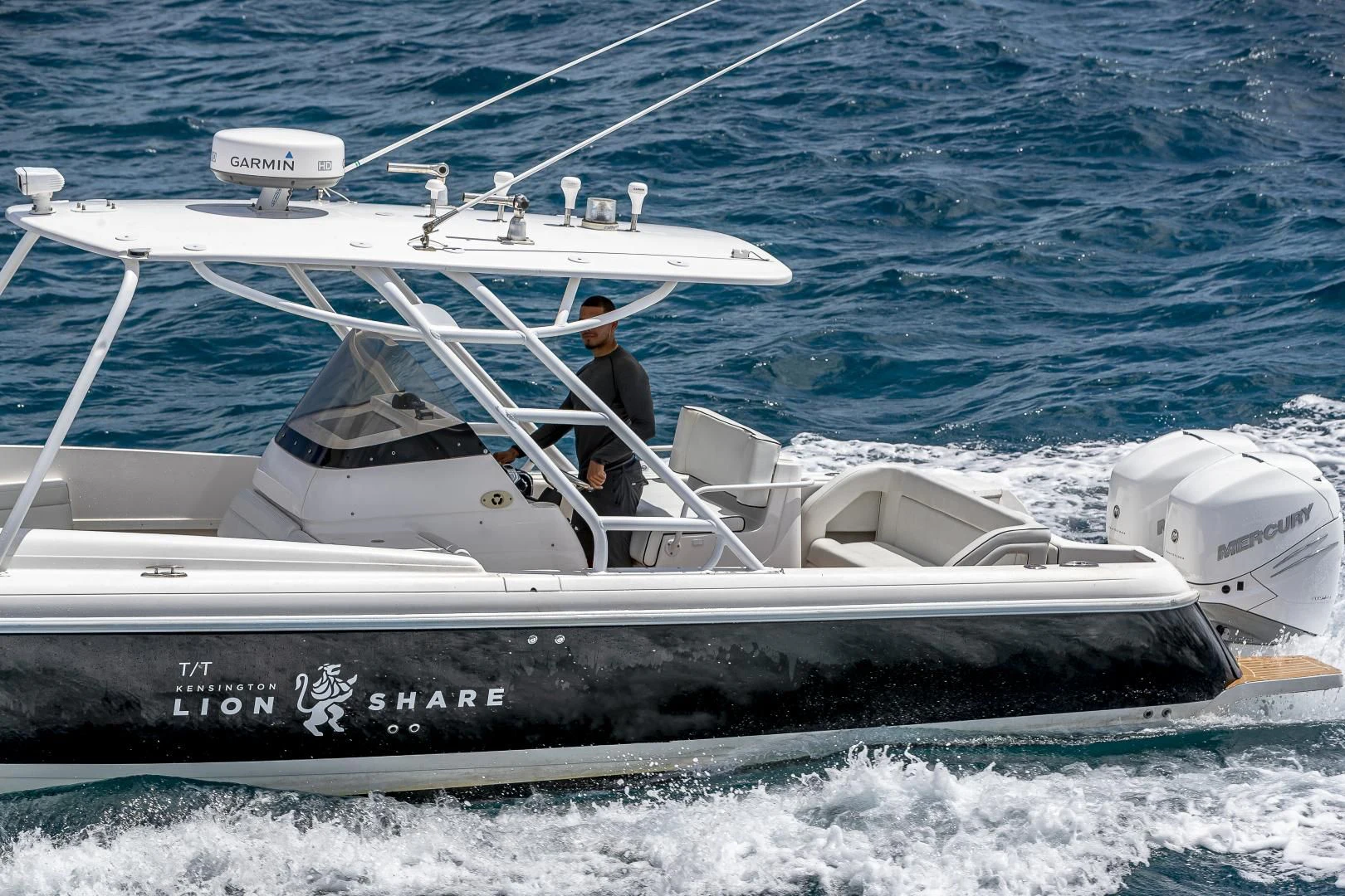 a person on a boat aboard KARTAL YUVASI Yacht for Charter