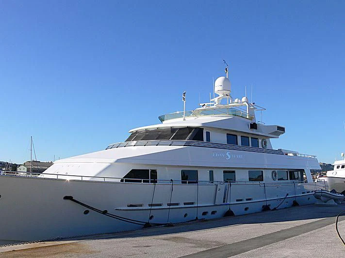 a large white boat aboard KARTAL YUVASI Yacht for Charter