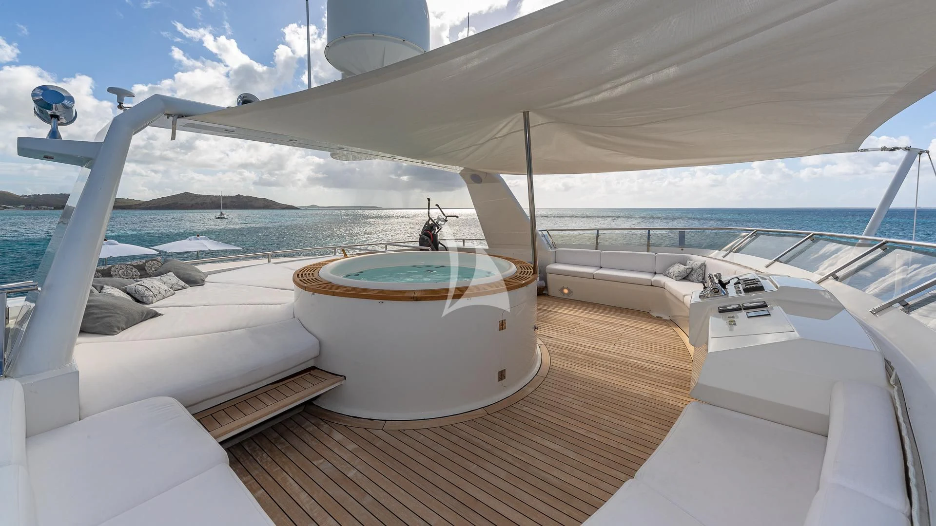 a boat on the water aboard KARTAL YUVASI Yacht for Charter