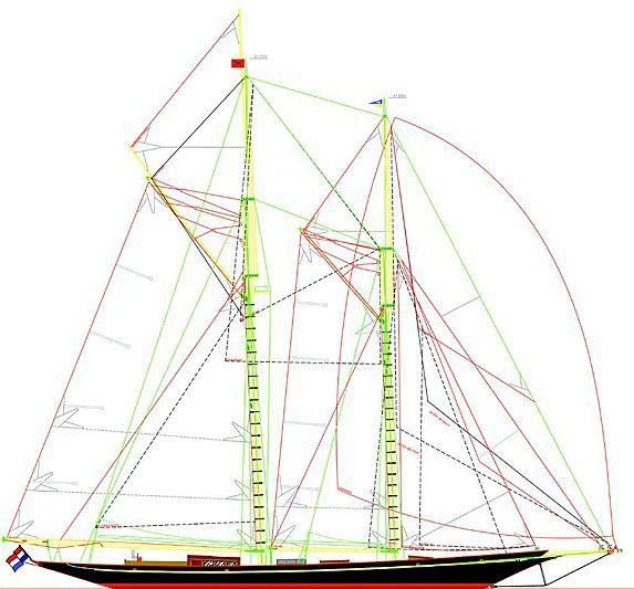 chart aboard RAINBOW II Yacht for Sale