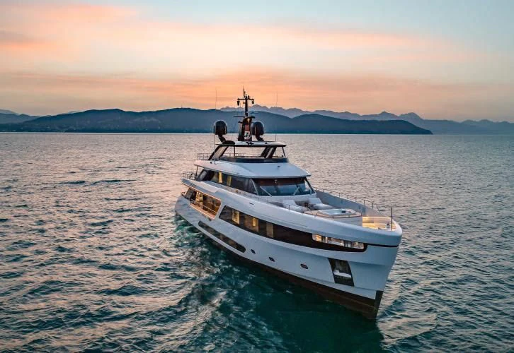 a boat in the water aboard DAWO Yacht for Sale
