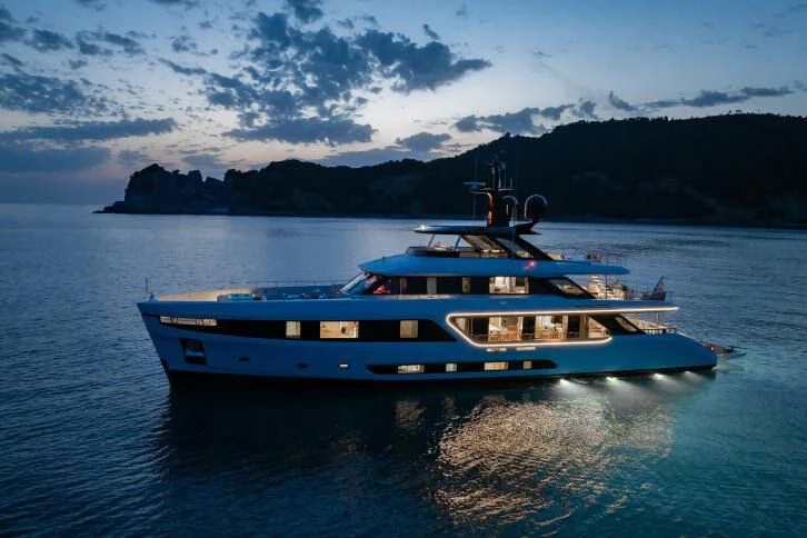 a boat on the water aboard DAWO Yacht for Sale