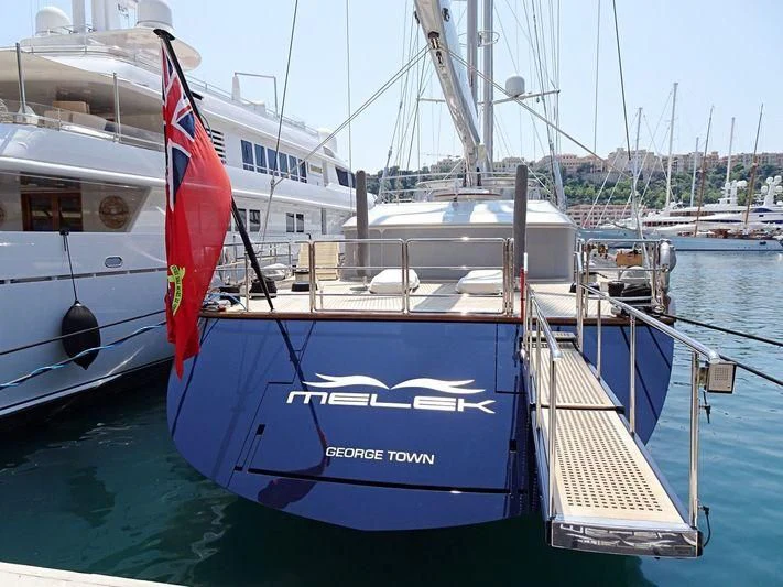 a boat in the water aboard MELEK Yacht for Sale