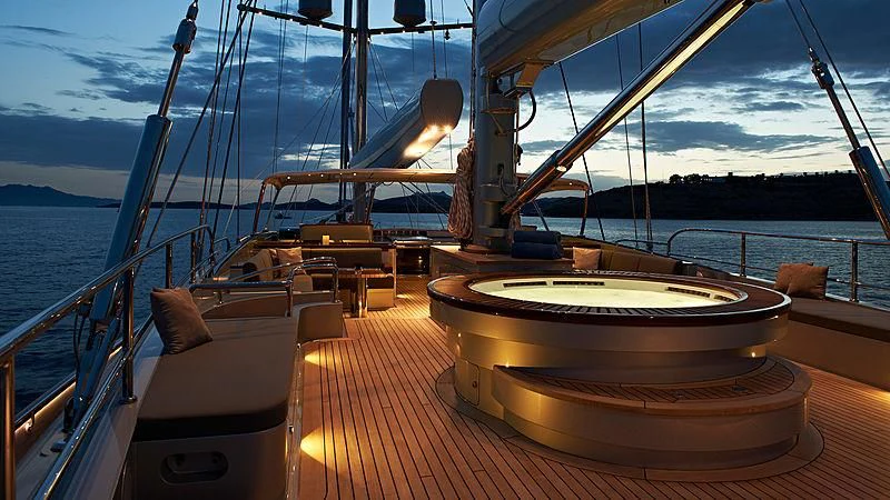 a boat on the water aboard MELEK Yacht for Sale