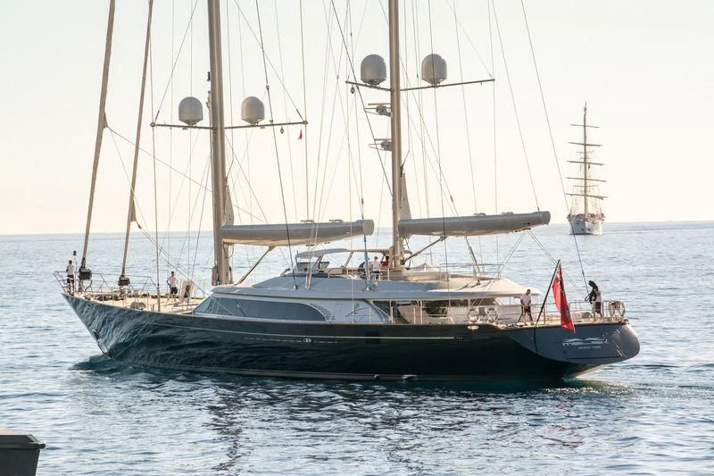 a boat with people on it aboard MELEK Yacht for Sale