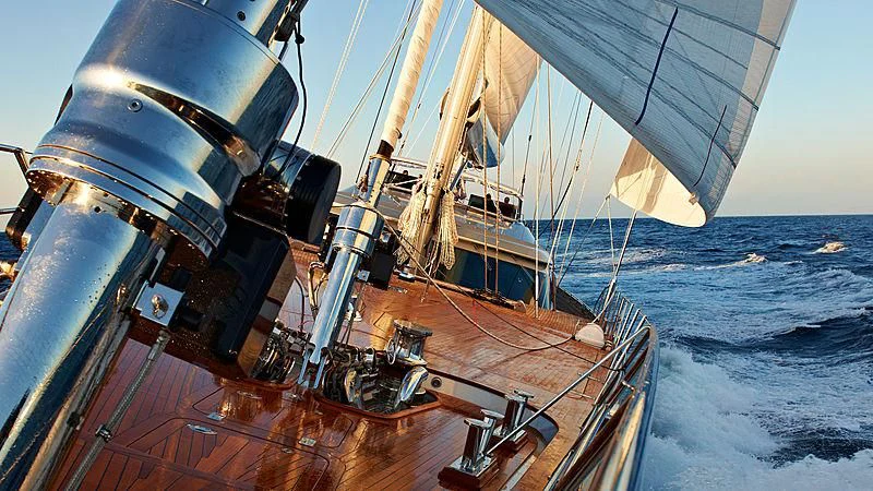 a boat on the water aboard MELEK Yacht for Sale