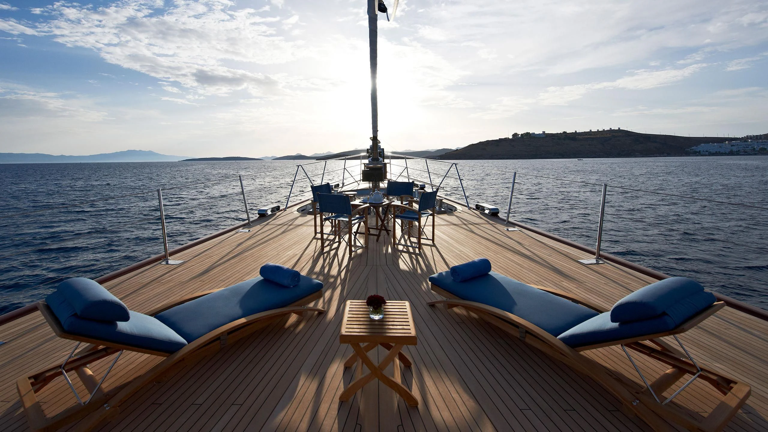 a boat on the water aboard MELEK Yacht for Sale