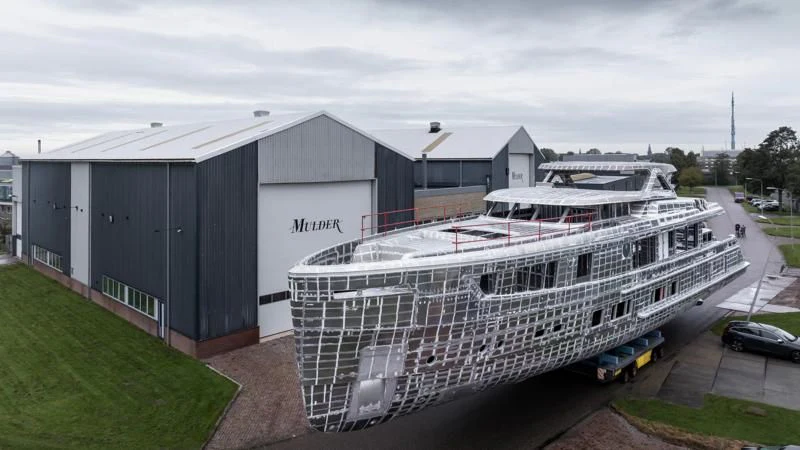 a large white boat aboard SEAFLOWER Yacht for Sale