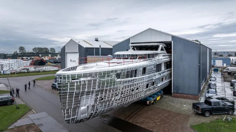 a large white ship aboard SEAFLOWER Yacht for Sale