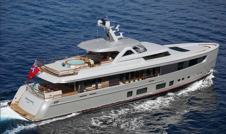 a boat on the water aboard SEAFLOWER Yacht for Sale