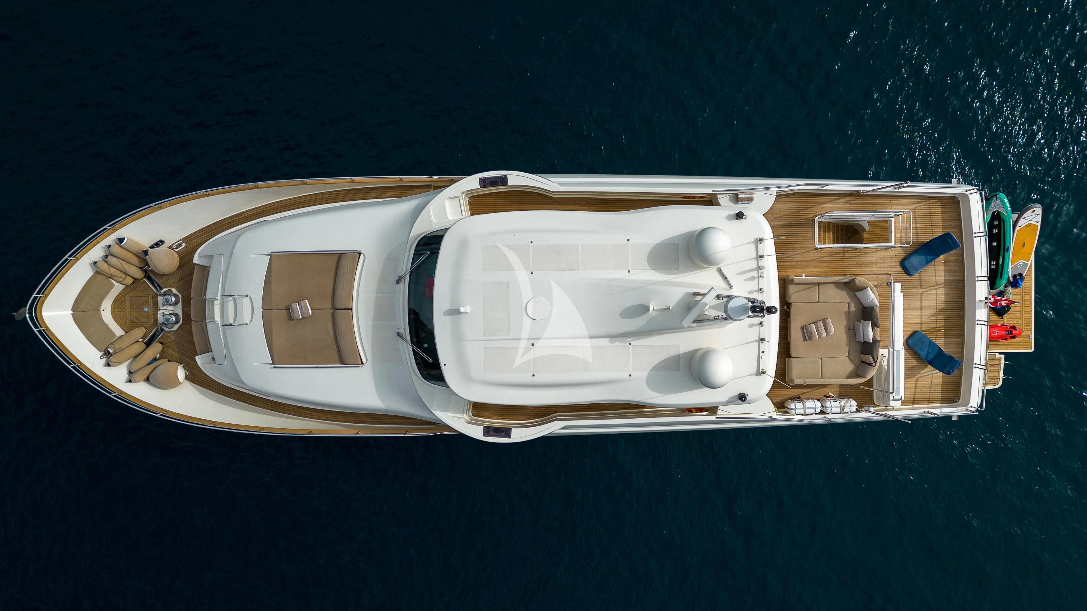 a model of a space ship aboard LA PAUSA Yacht for Sale