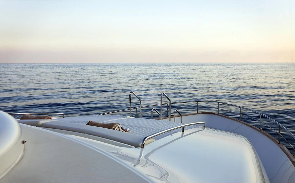 a boat on the water aboard LA PAUSA Yacht for Sale