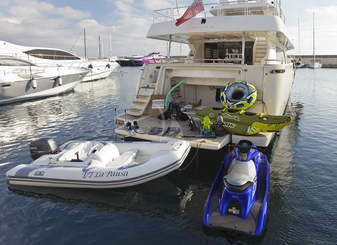 boats in the water aboard LA PAUSA Yacht for Sale