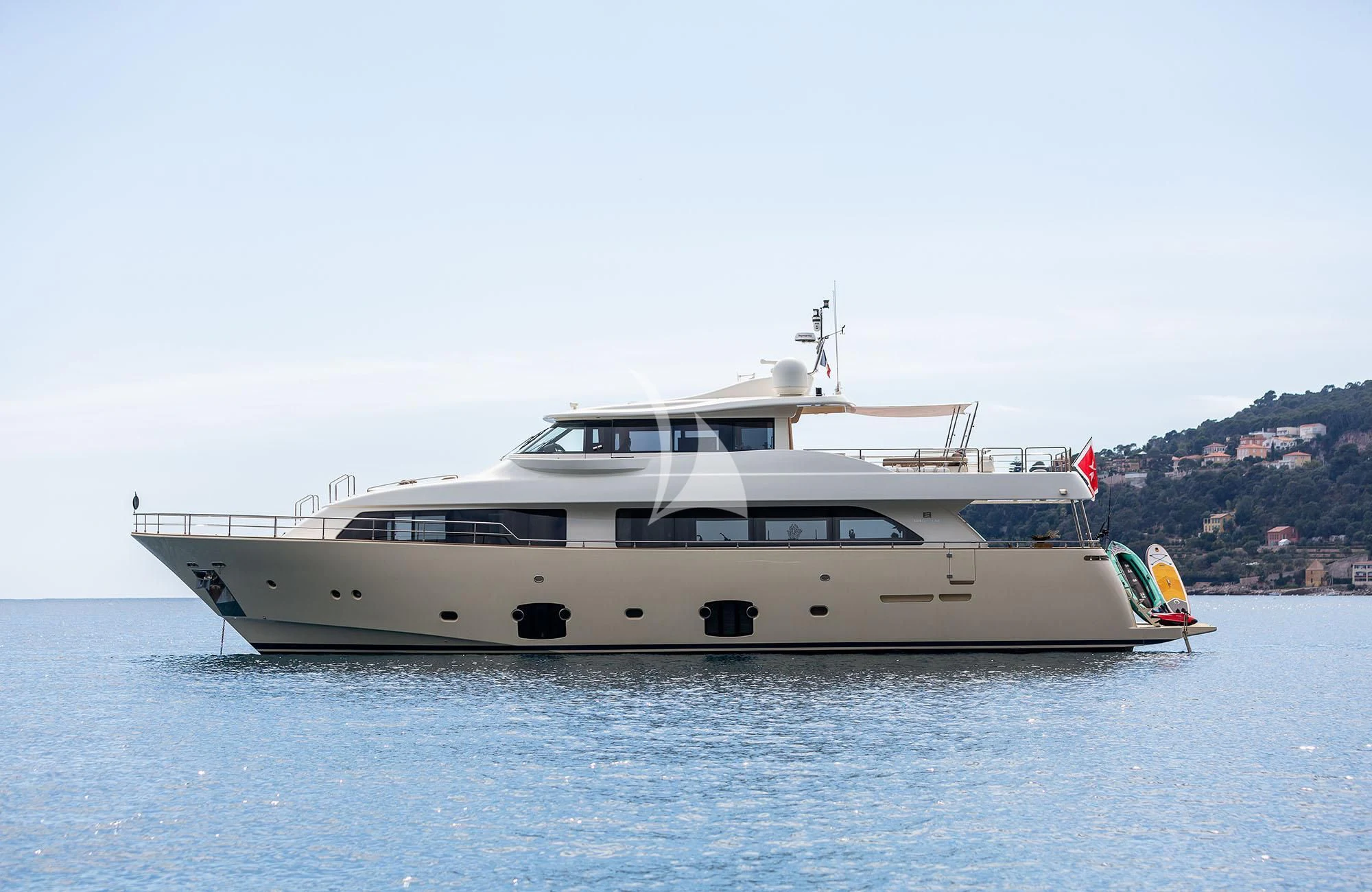 a boat on the water aboard LA PAUSA Yacht for Sale