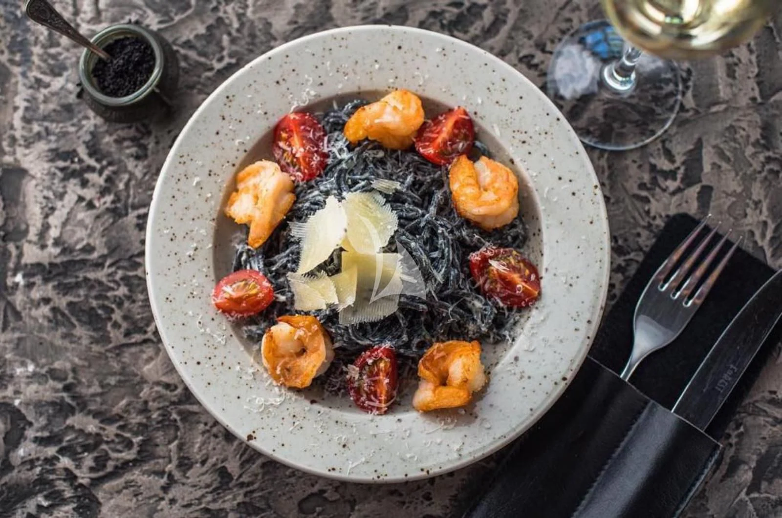 a plate of sushi aboard G Yacht for Sale