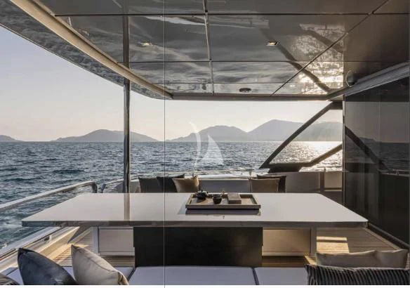 a boat on the water aboard G Yacht for Sale