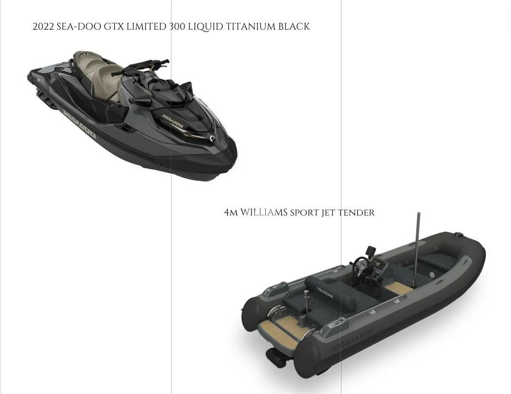 diagram, engineering drawing aboard G Yacht for Sale