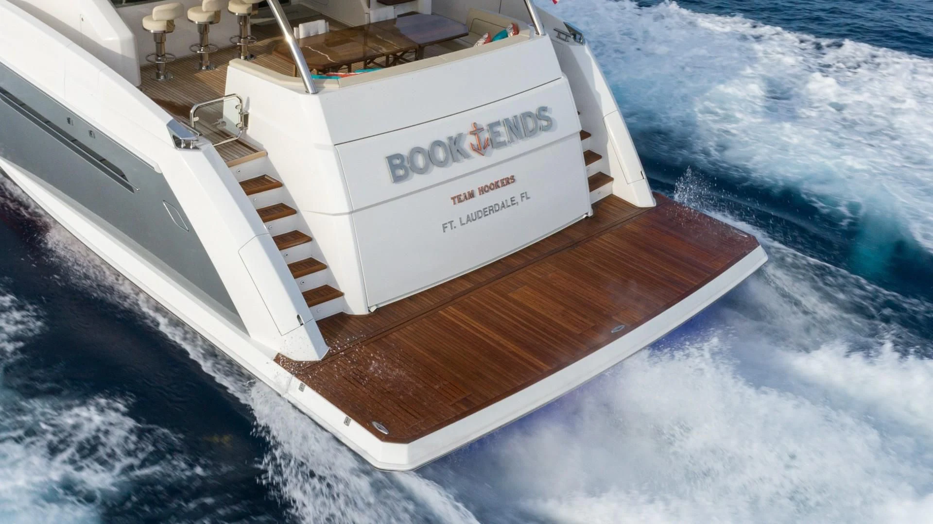 a white box on a boat aboard OBSESSION Yacht for Sale