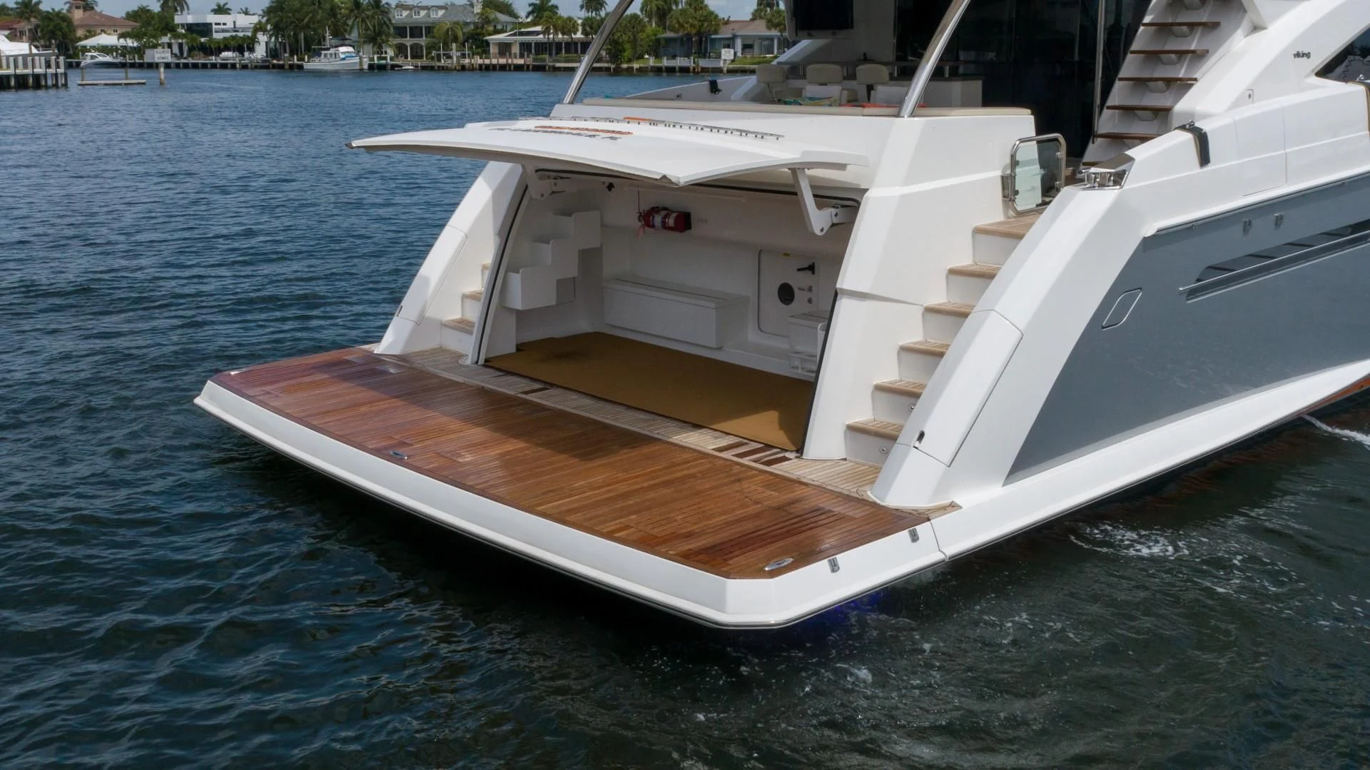 a boat on the water aboard OBSESSION Yacht for Sale