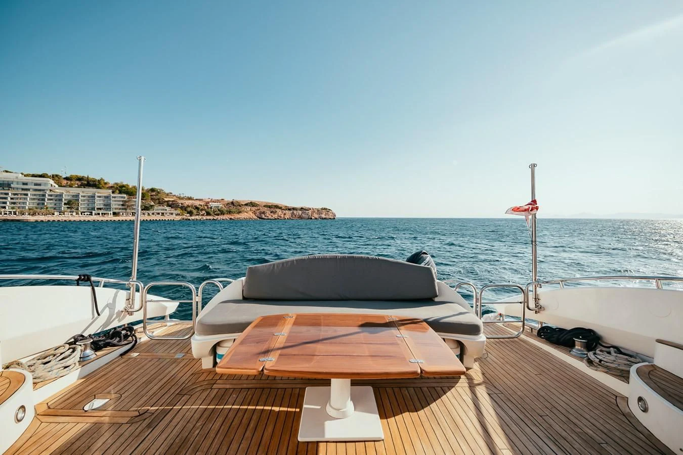 a boat on the water aboard HOURI Yacht for Sale