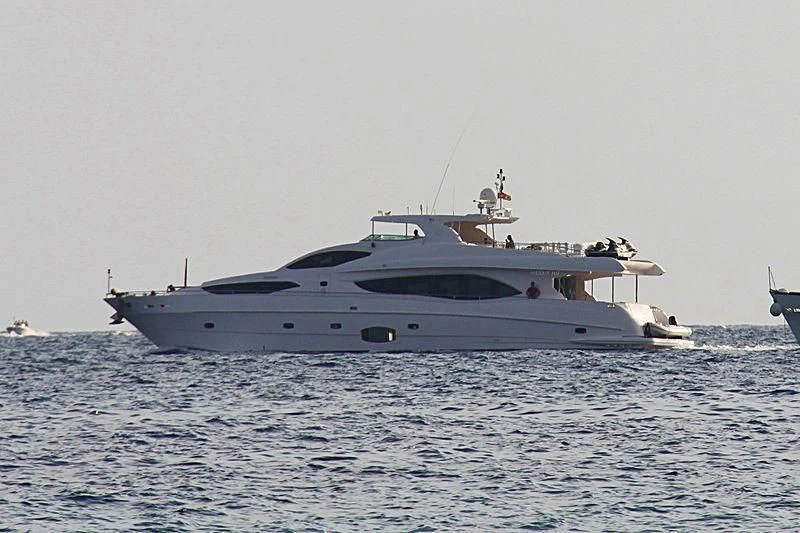 a boat on the water aboard NIRVANA Yacht for Sale