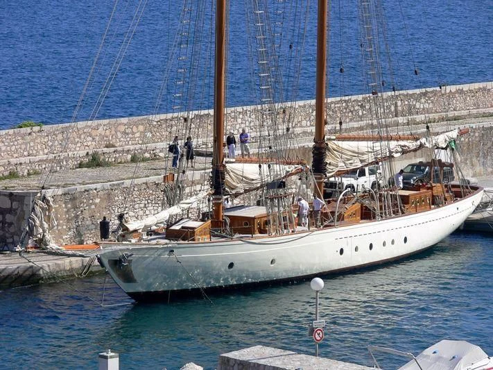 a boat in the water aboard ZACA Yacht for Sale